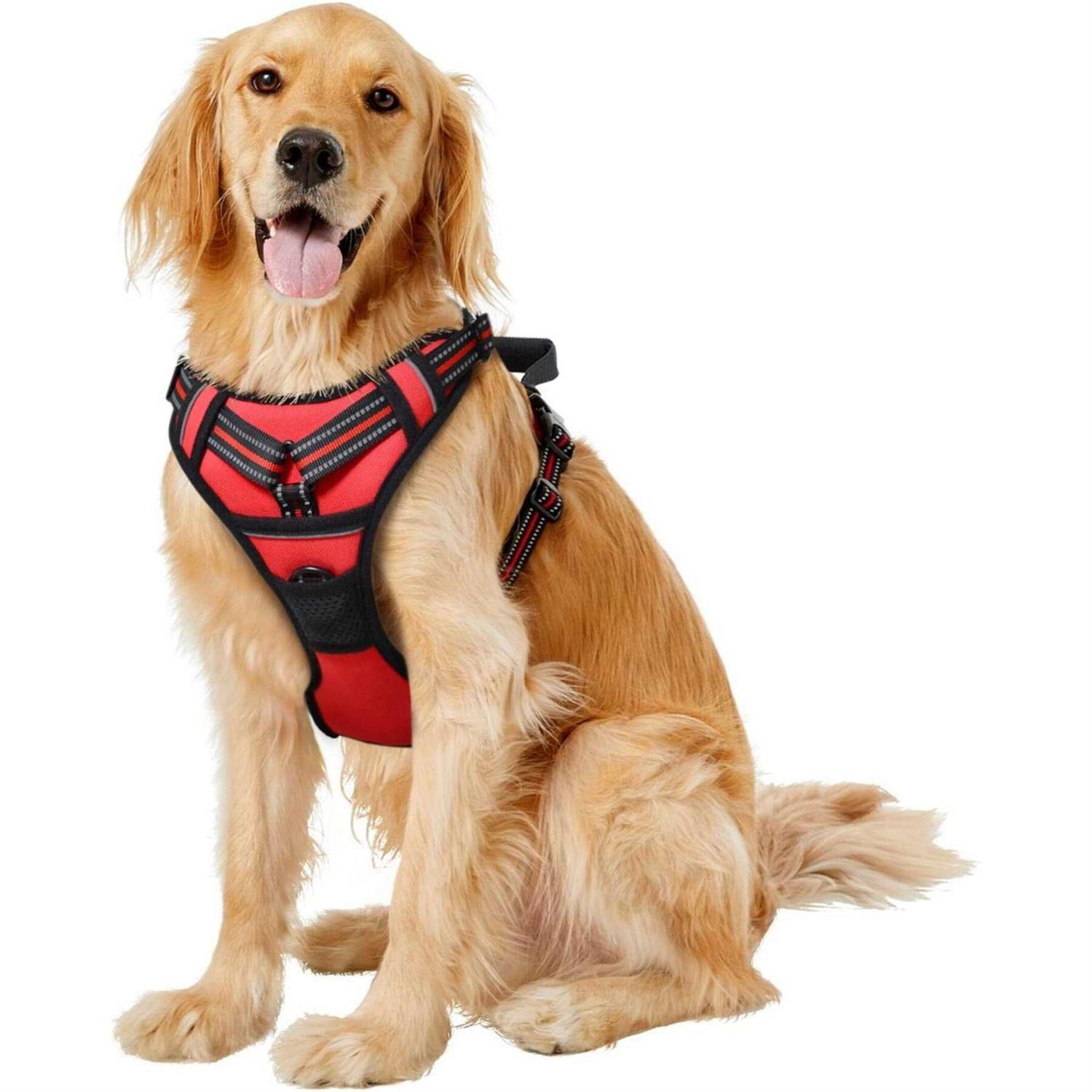 GOOPAWS GOOPAWS Padded Reflective Dog Harness Easy Control Lightweight Dog Harness - Healthber