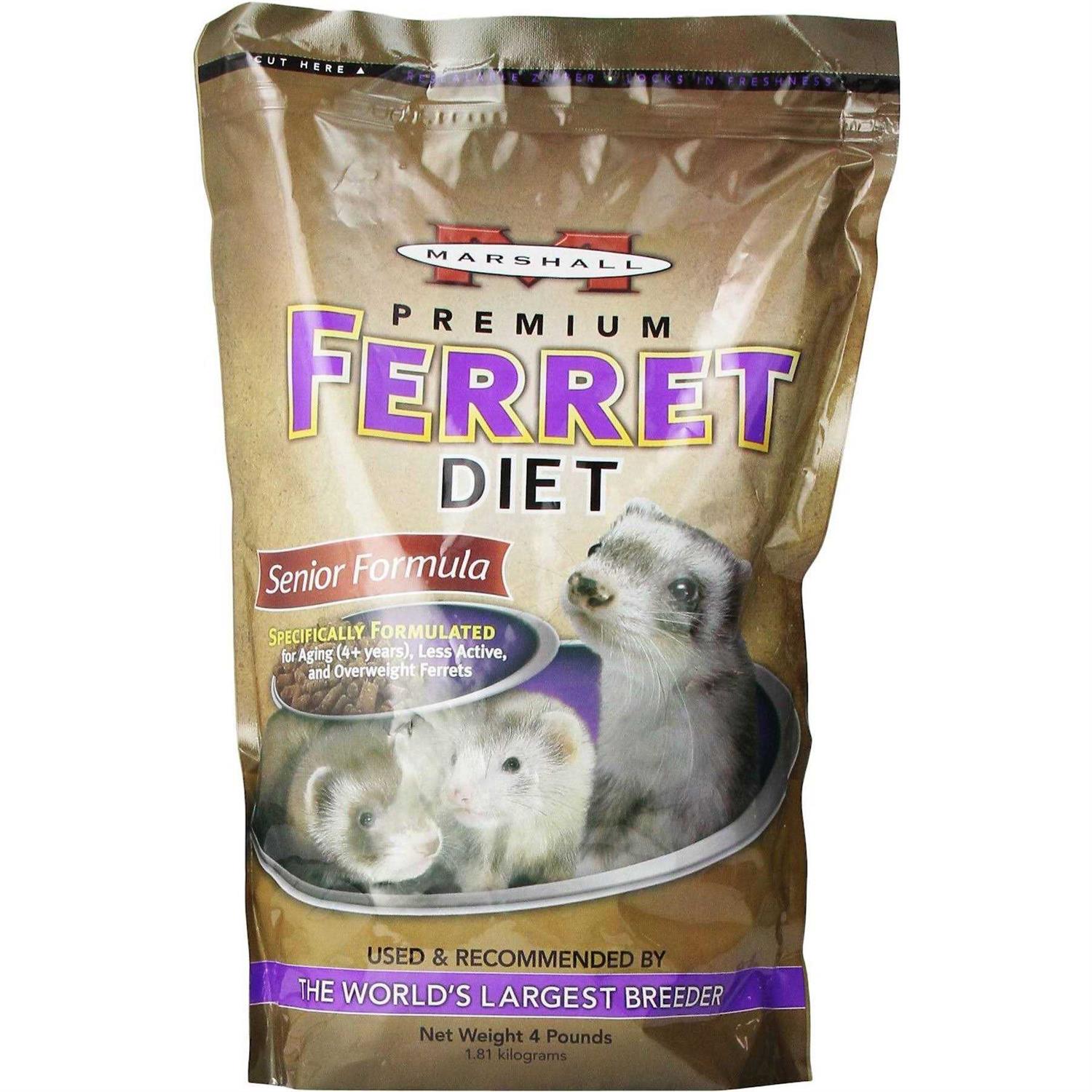 Marshall Premium Ferret Diet Senior Formula - Healthber