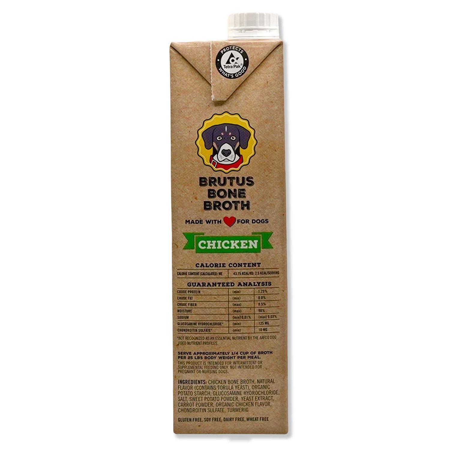 Brutus Broth Broth Bone Chicken Dogs - Healthber