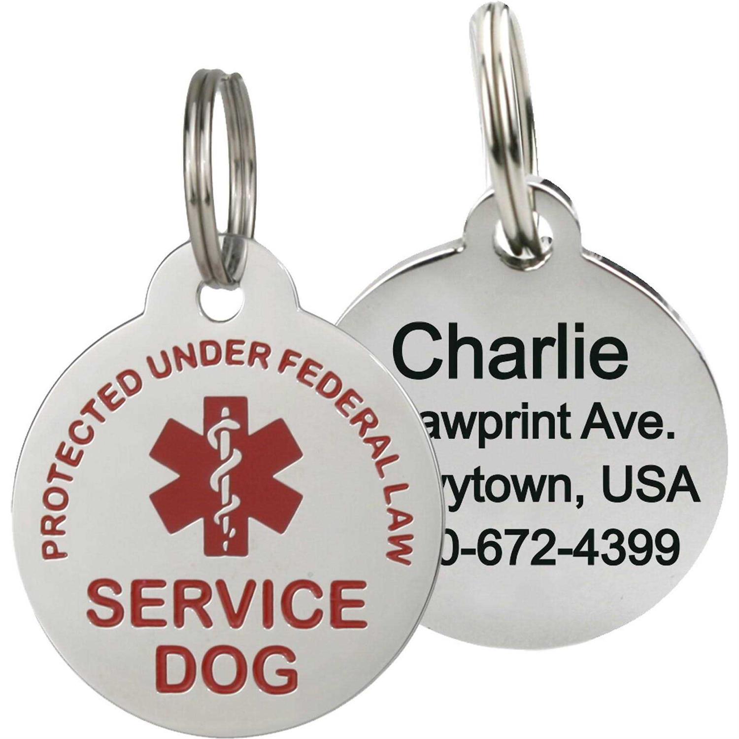 Frisco Service Personalized Dog ID Tag - Healthber