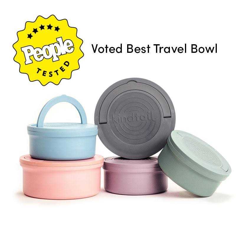 KindTail Portable 2pc Dog Bowl Set - Healthber