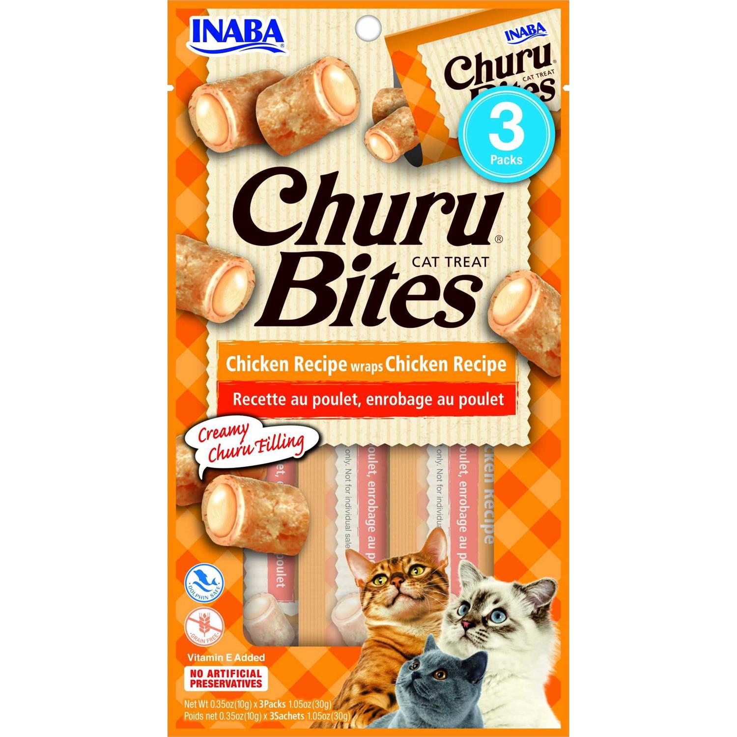 Inaba Churu Bites Cat Treat Chicken Recipe Wraps Chicken Recipe - Healthber