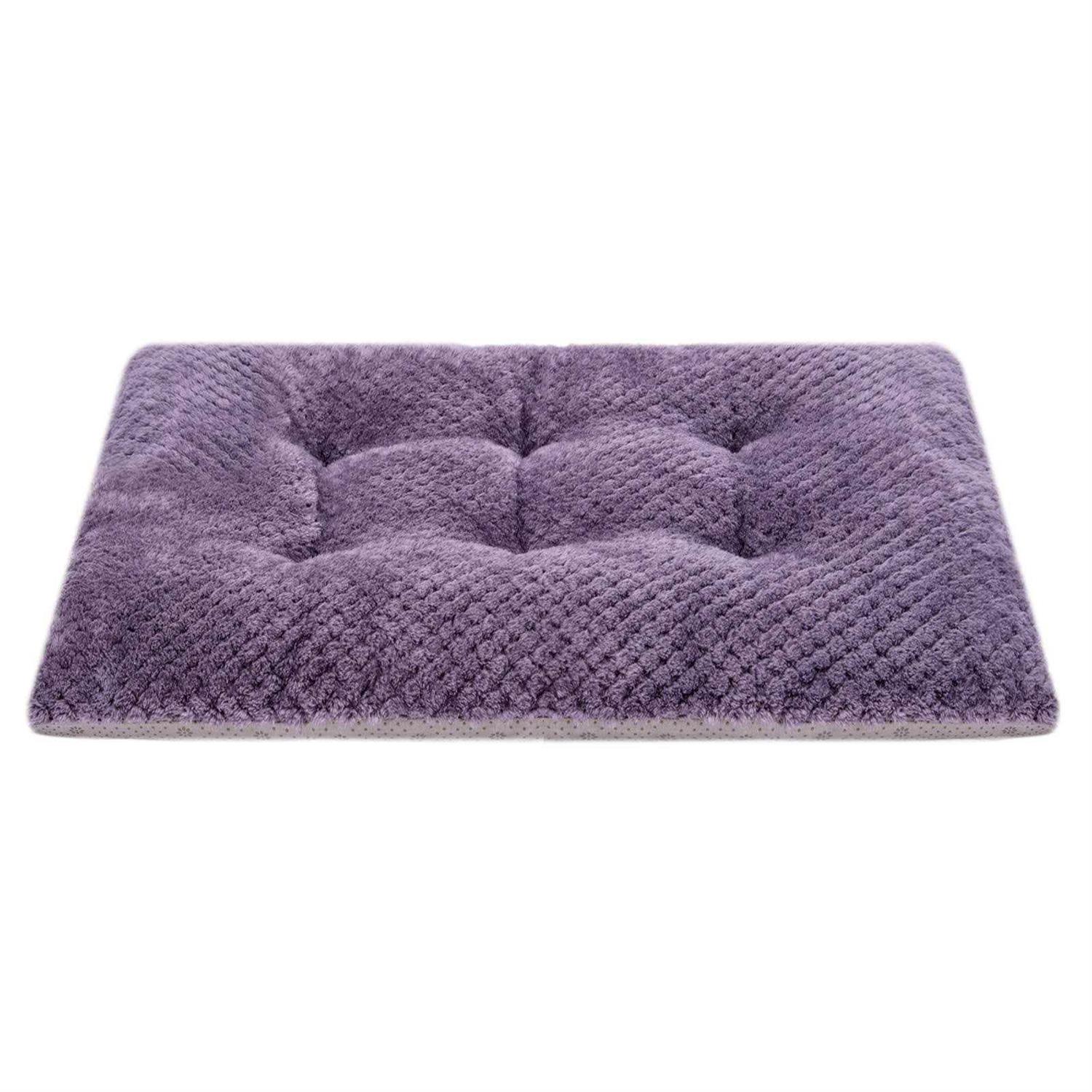 WONDER MIRACLE Fuzzy Deluxe Pet Beds, Super Plush Dog or Cat Beds Ideal for Dog Crates - Healthber