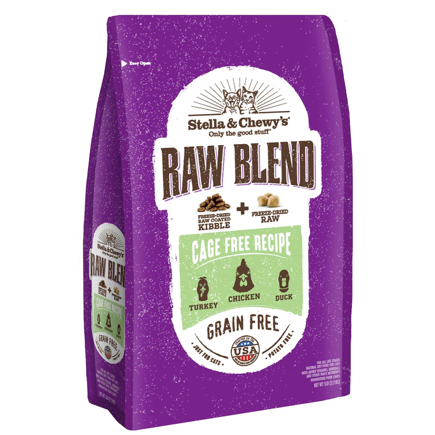 Stella Chewy’s Raw Blend Cage-Free Recipe Dry Cat Food - Healthber