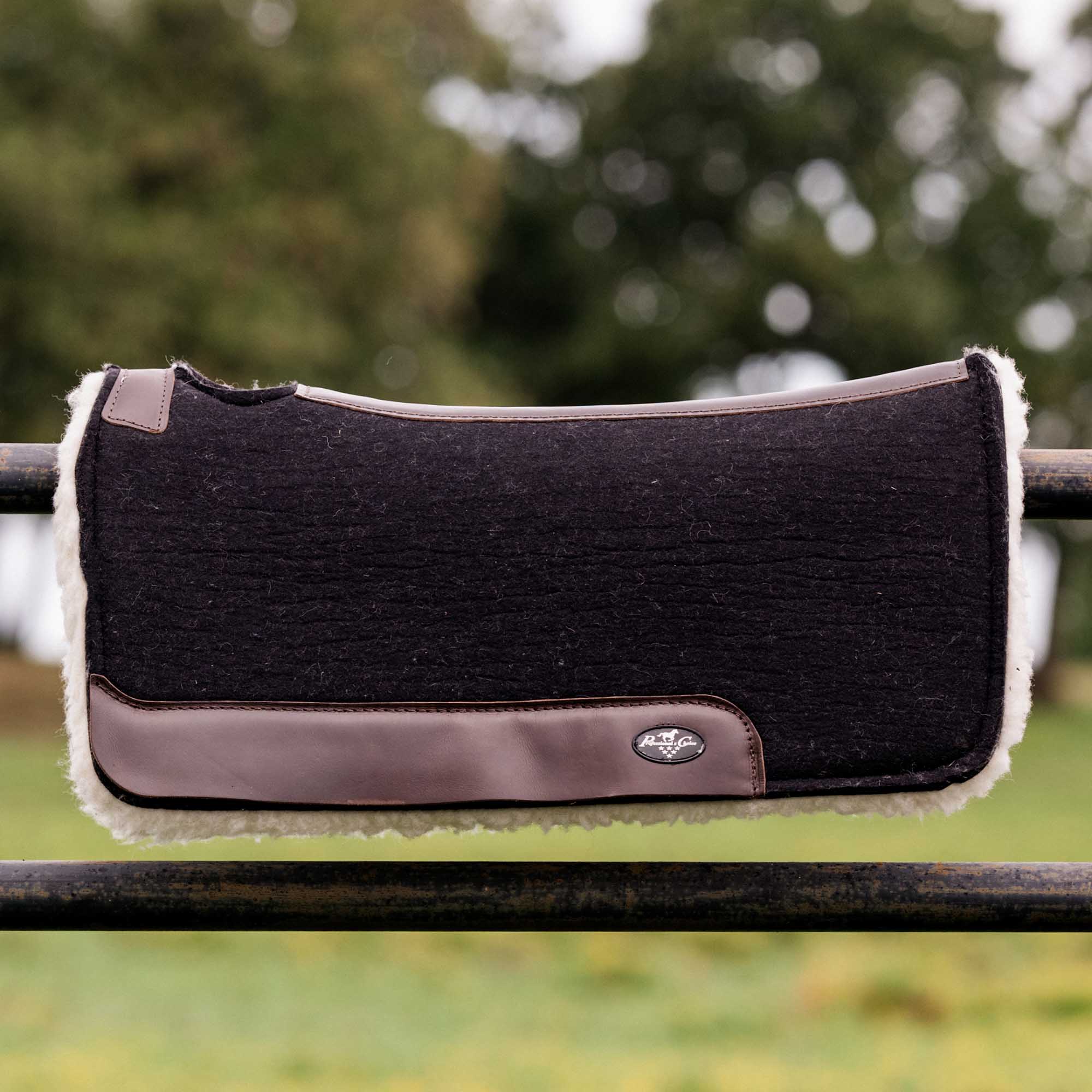 Steam-Pressed Saddle Pad with Fleece Bottom - Healthber