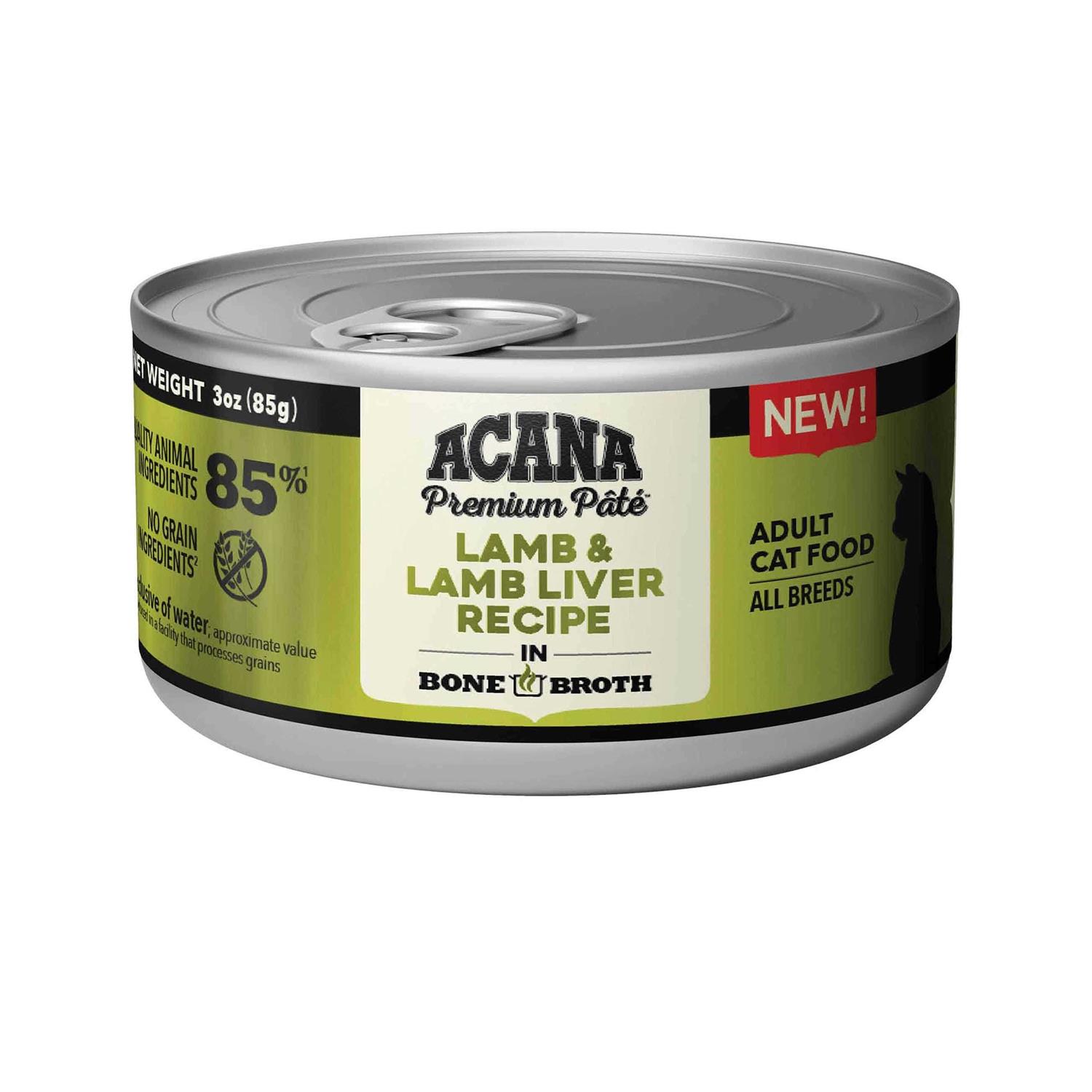 Acana Lamb Lamb Liver in Bone Broth Wet Cat Food - Healthber