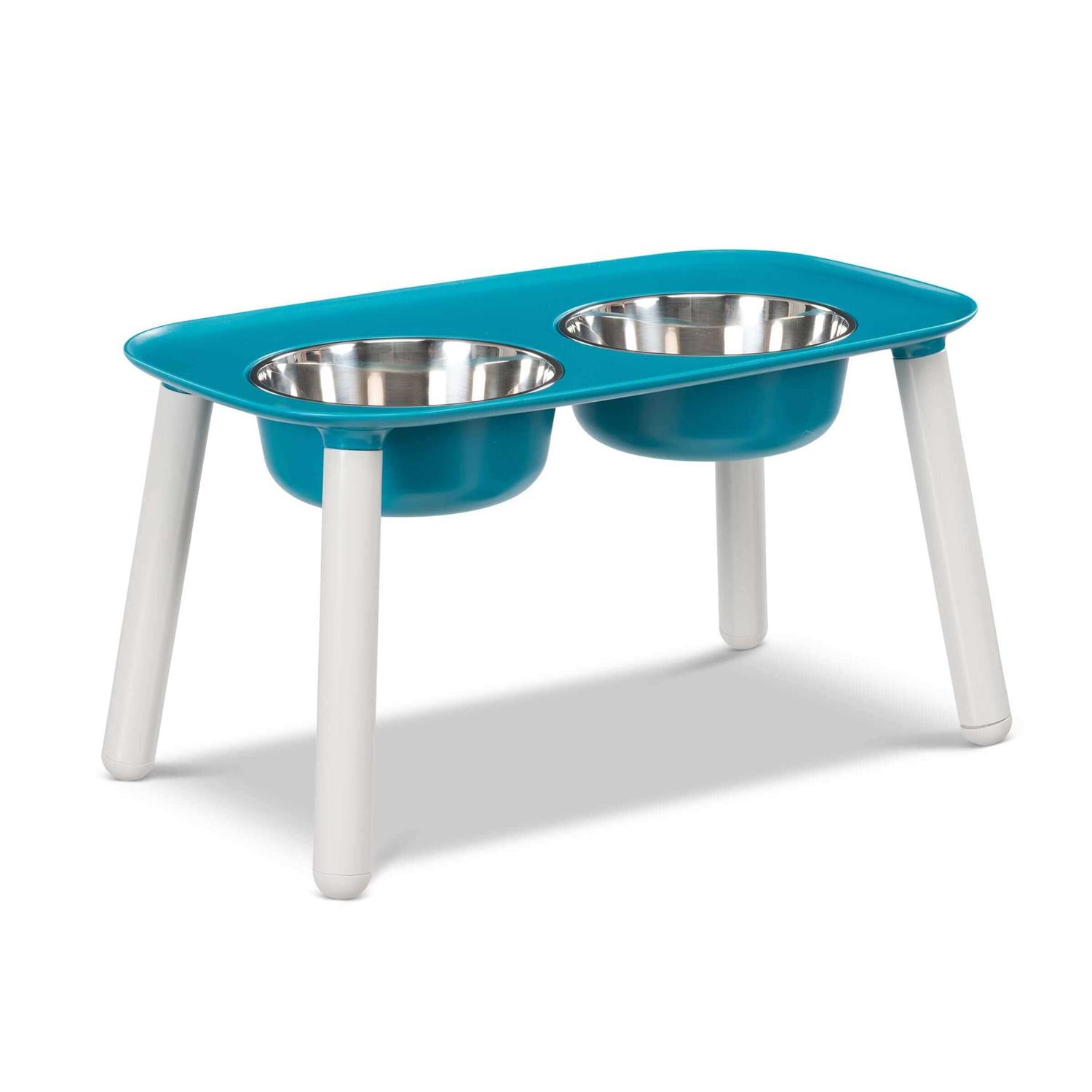 Messy Mutts Dog Double Feeder Elevated - Healthber