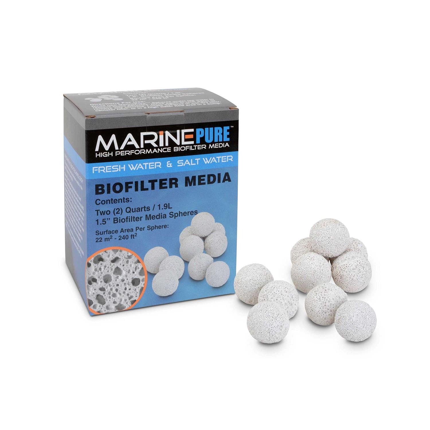 MarinePure Biofilter Media Spheres - Healthber