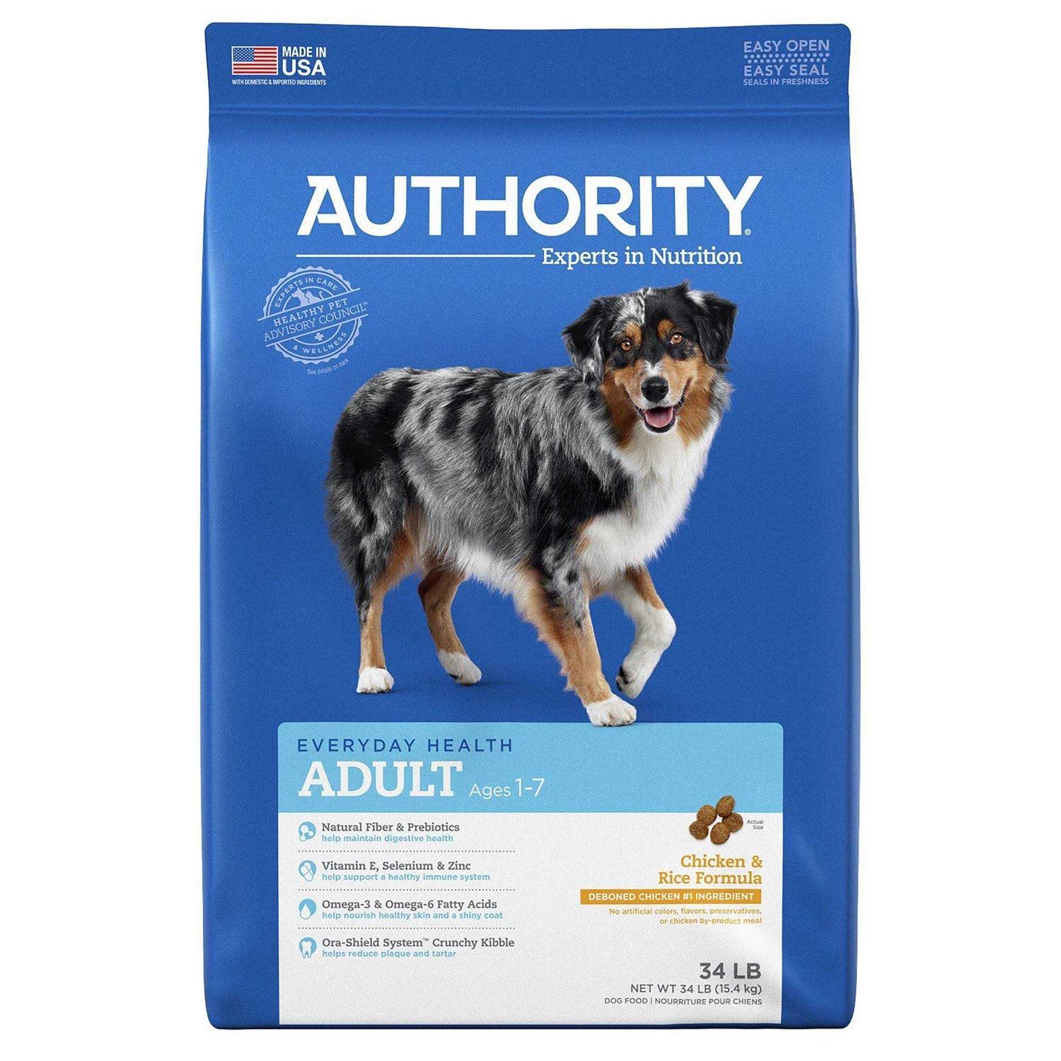 Authority Chicken Rice Formula Adult Dry Dog Food - Healthber
