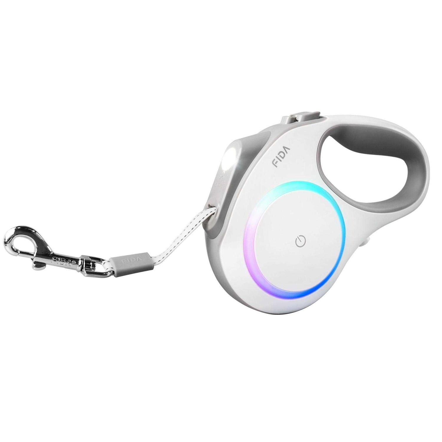 Fida Retractable LED Lighted Dog Leash - Healthber