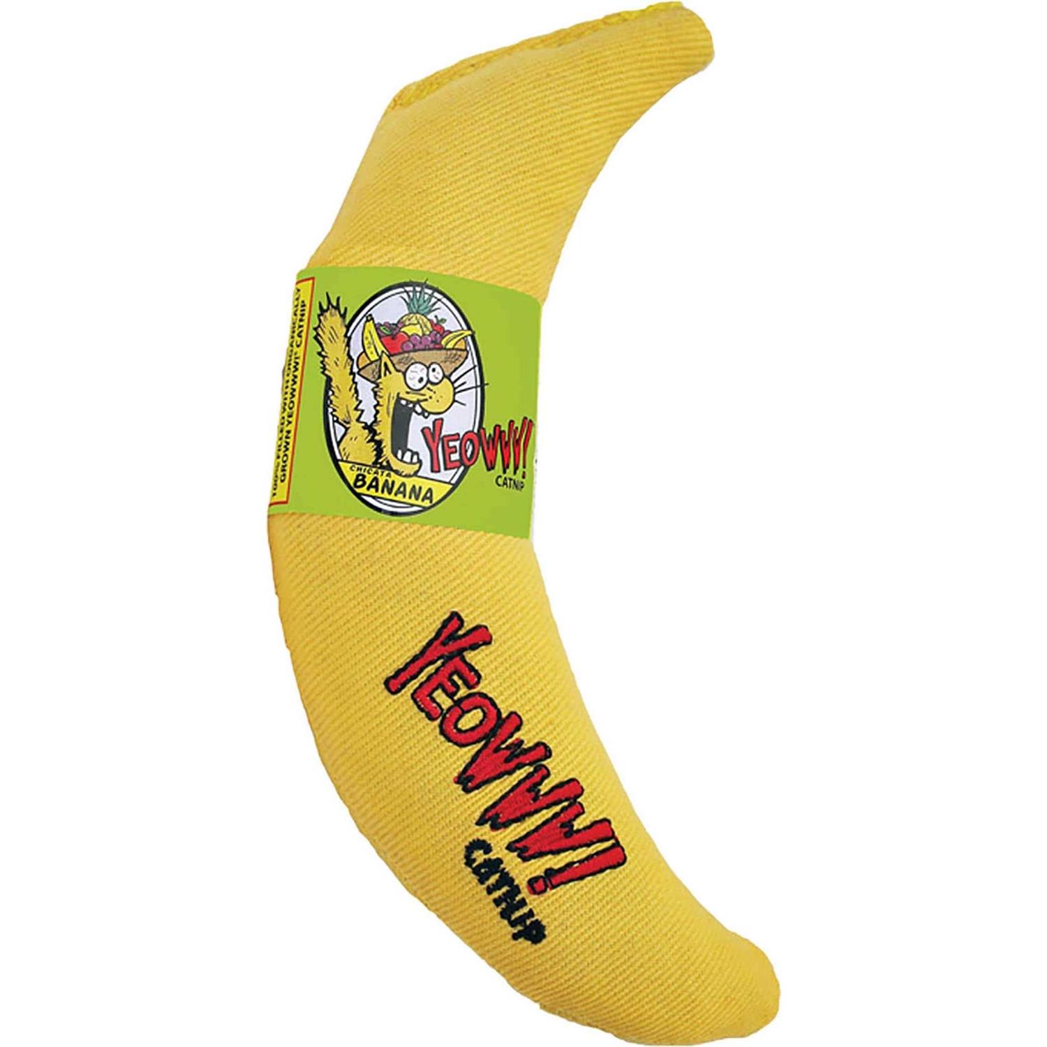 Yeowww! Banana Catnip Toy - Healthber