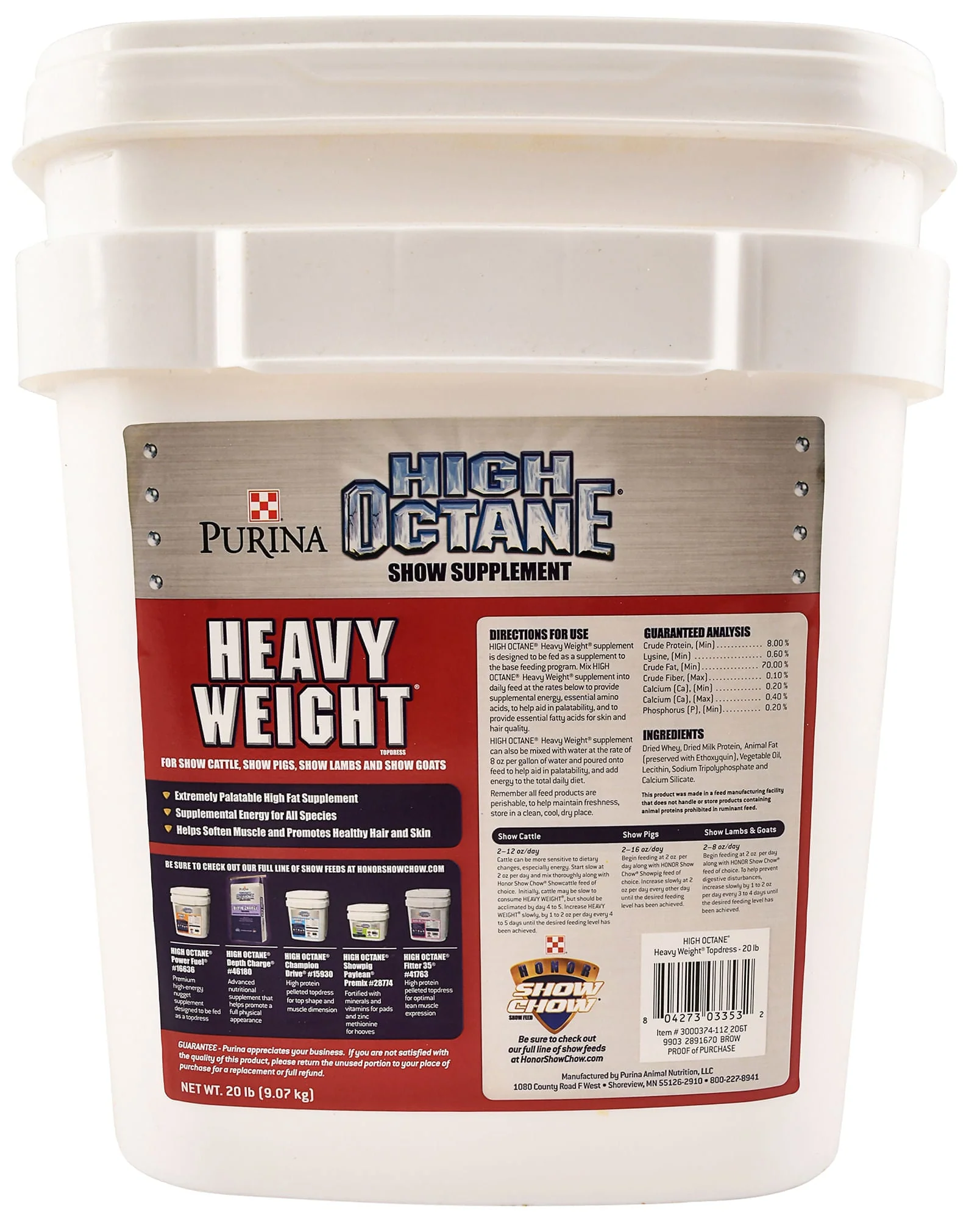 Purina HIGH OCTANE Heavy Weight Topdress - Healthber