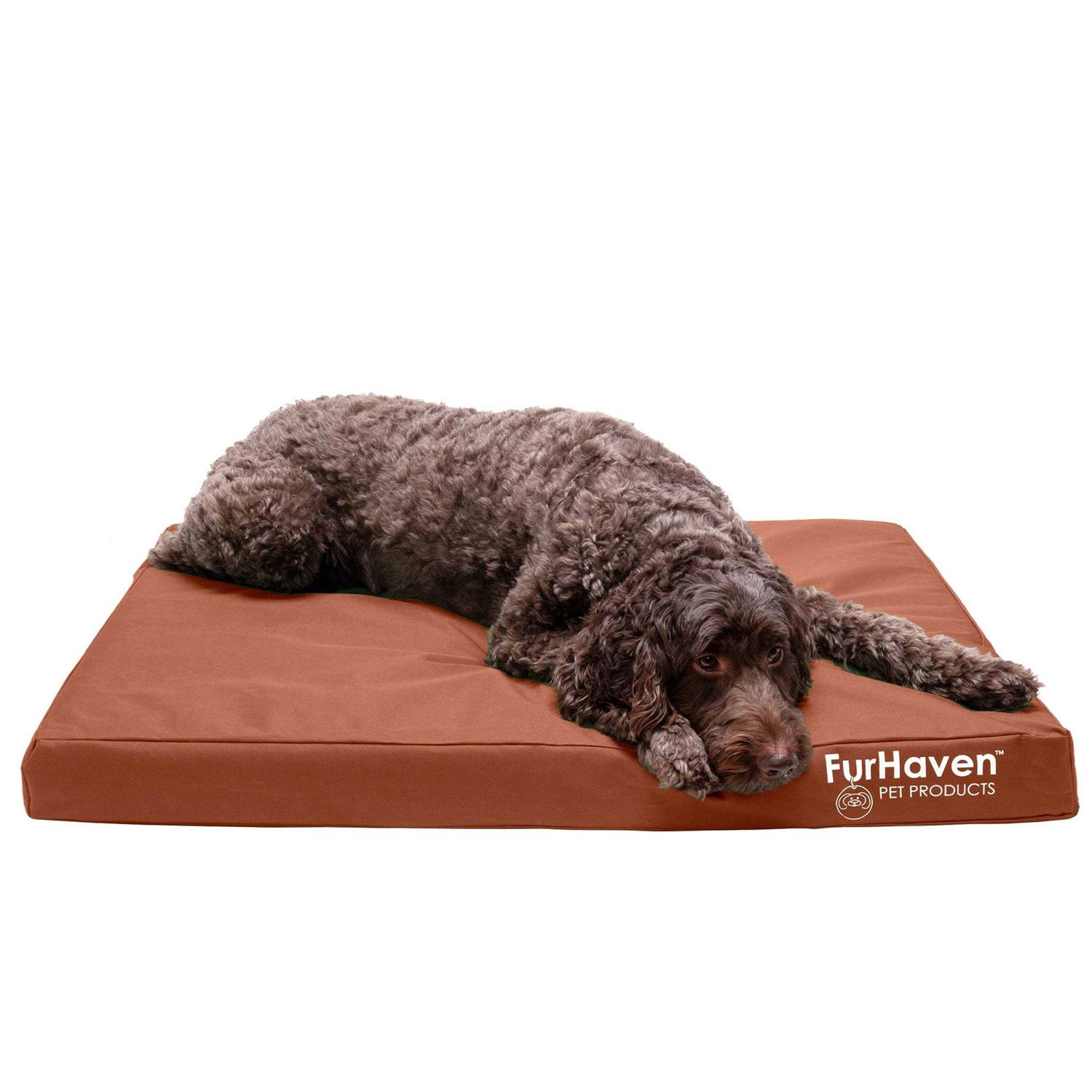 FurHaven Deluxe Dog Bed Indoor/Outdoor - Healthber