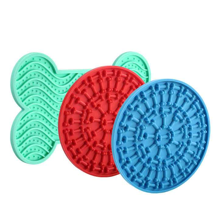 Tarvos Silicone Dog Licking Mat 0.58 L X 0.58 W X 0.49 H - Healthber