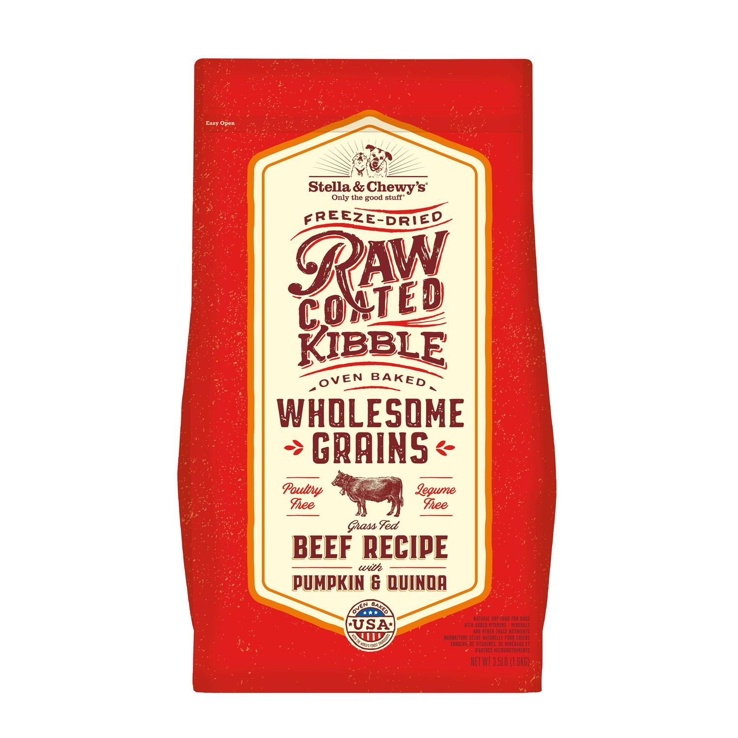Stella & Chewy’s Raw Coated Kibble Recipe with Wholesome Grains Dog - Healthber