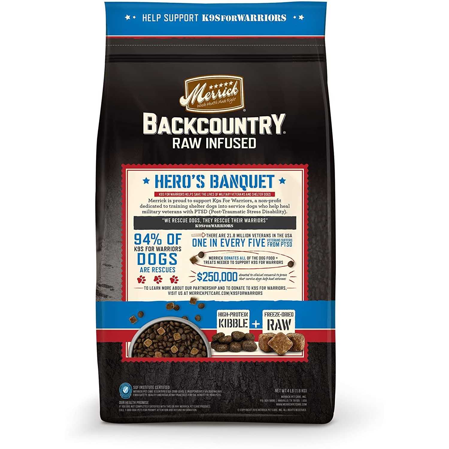 Merrick Backcountry Grain Free Hero’s Banquet Dry Dog Food - Healthber