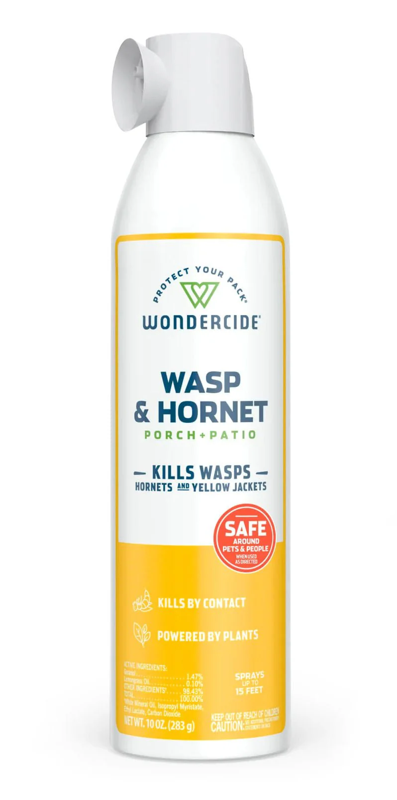 Wondercide Pet-Safe Wasp & Hornet Spray, 10 oz - Healthber