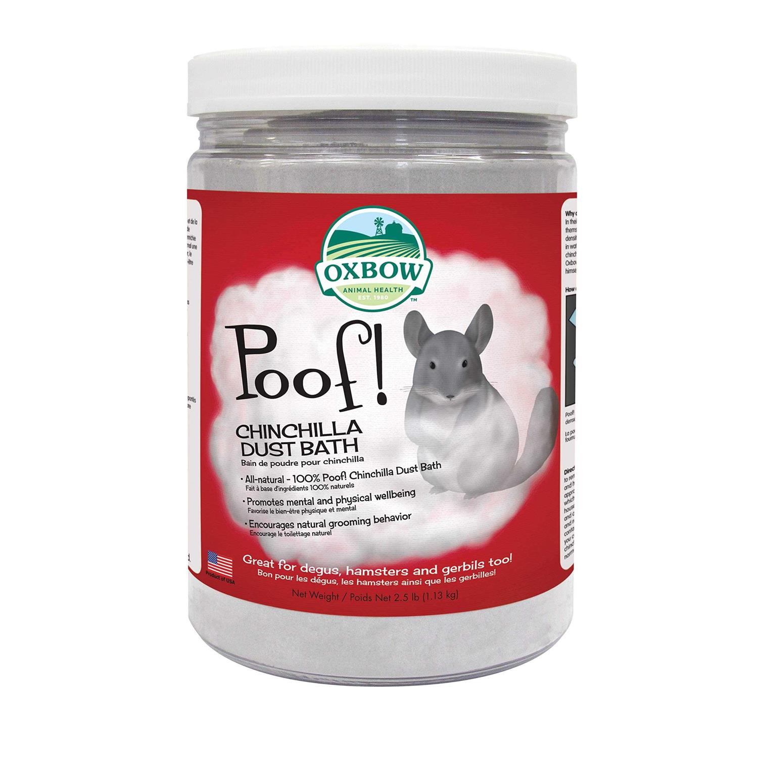 Oxbow Poof! Chinchilla Dust Bath - Healthber