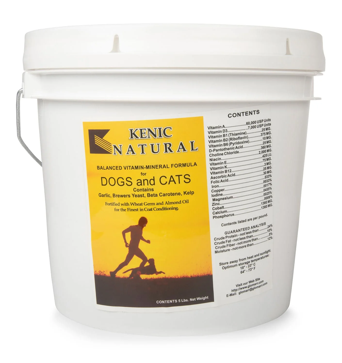 Kenic Natural Vitamin-Mineral Coat Conditioning Supplement for Dogs & Cats - Healthber