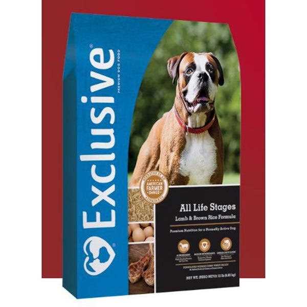 Exclusive Dog Food All Life Stages Lamb Brown Rice - Healthber