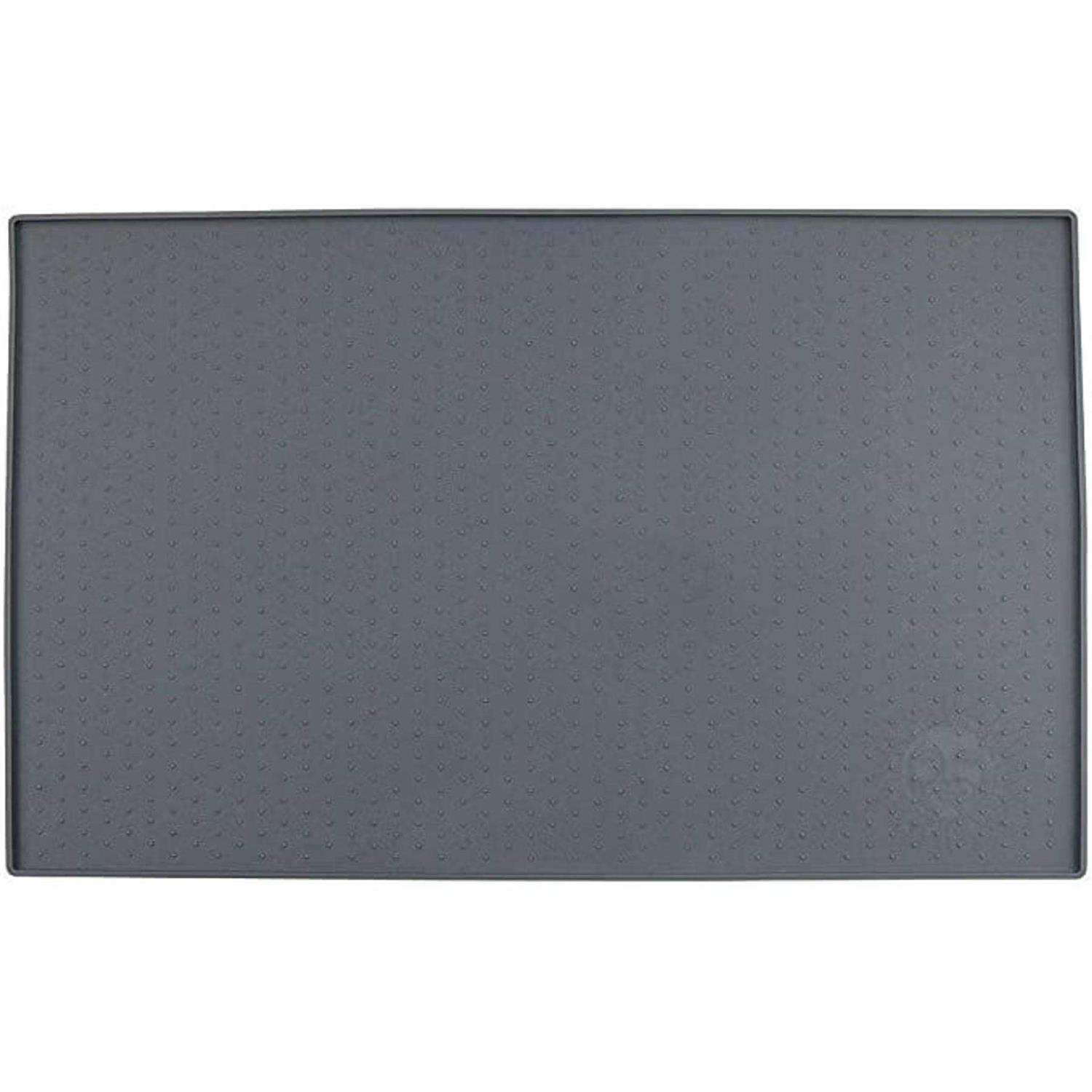 SunGrow Silicone Pet Feeding Mat, with Raised Edges, No Skid Food Mat for Dogs, Cats, Rabbits and More - Healthber