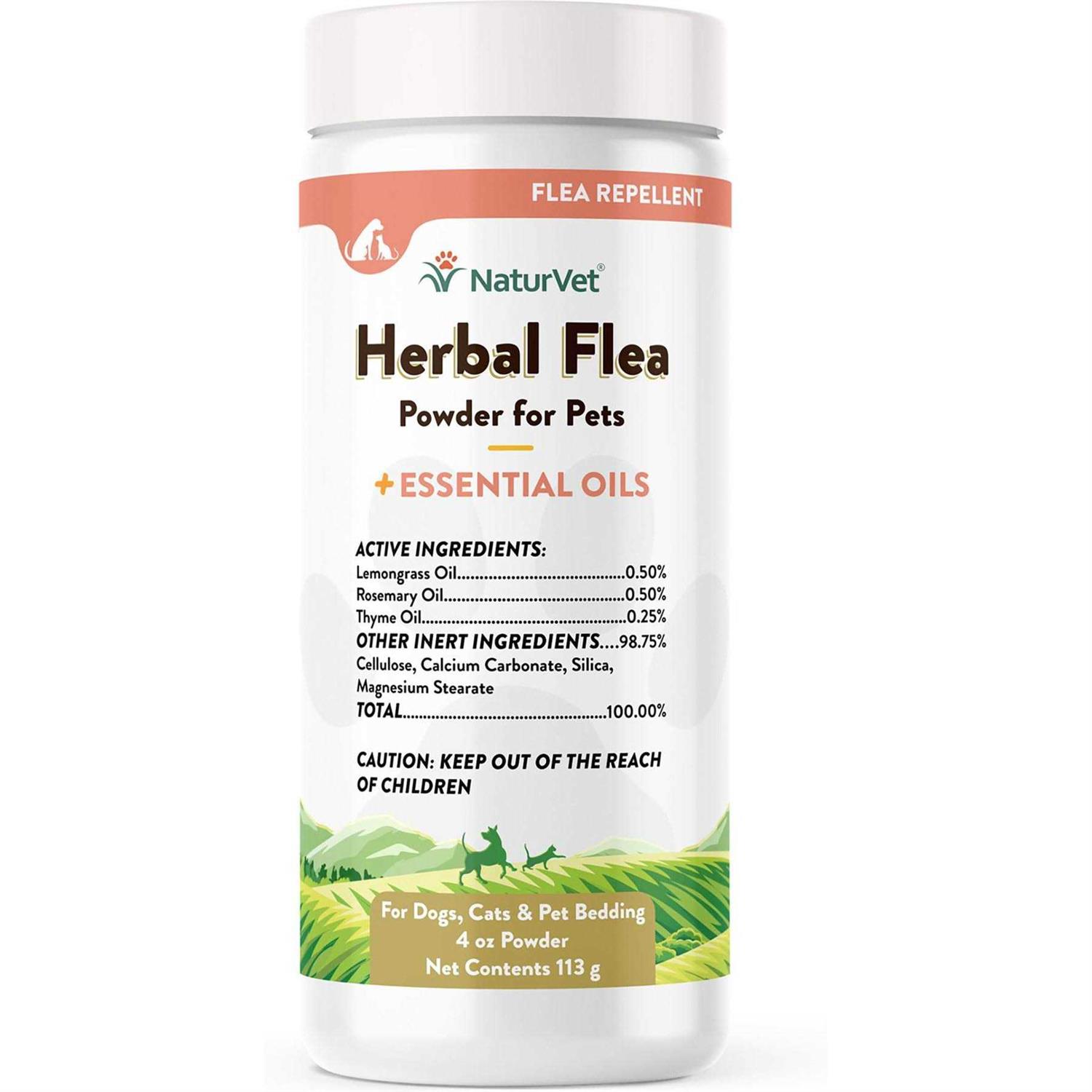 NaturVet Herbal Flea Powder - Healthber