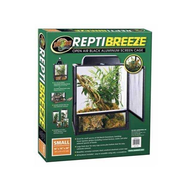 Zoo Med ReptiBreeze Open Air Aluminum Screen Cage - Healthber