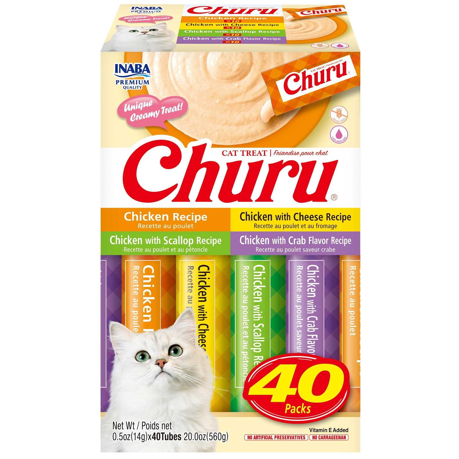 Inaba Churu Creamy Lickable Wet Cat Treats - Healthber