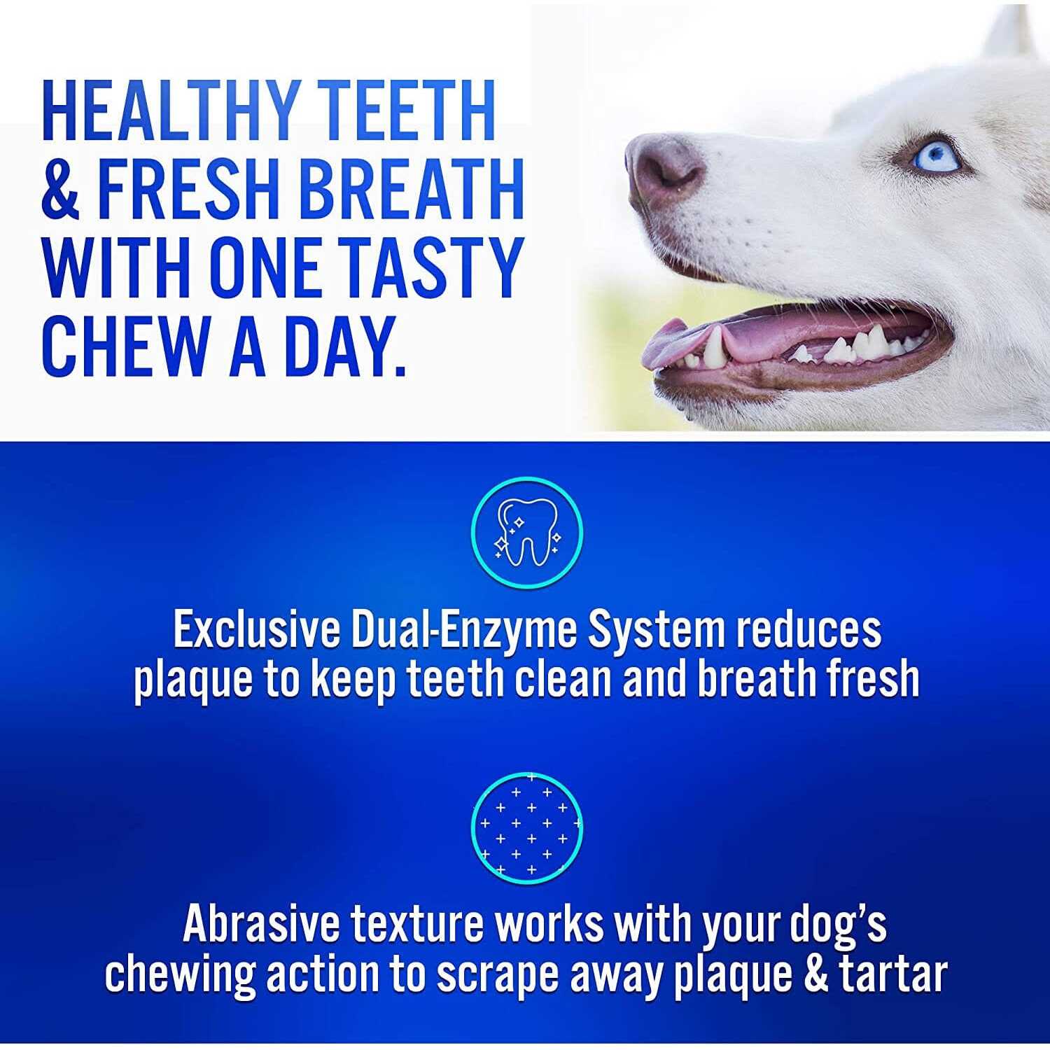 C.E.T. Enzymatic Oral Hygiene Chews for Dogs - Healthber