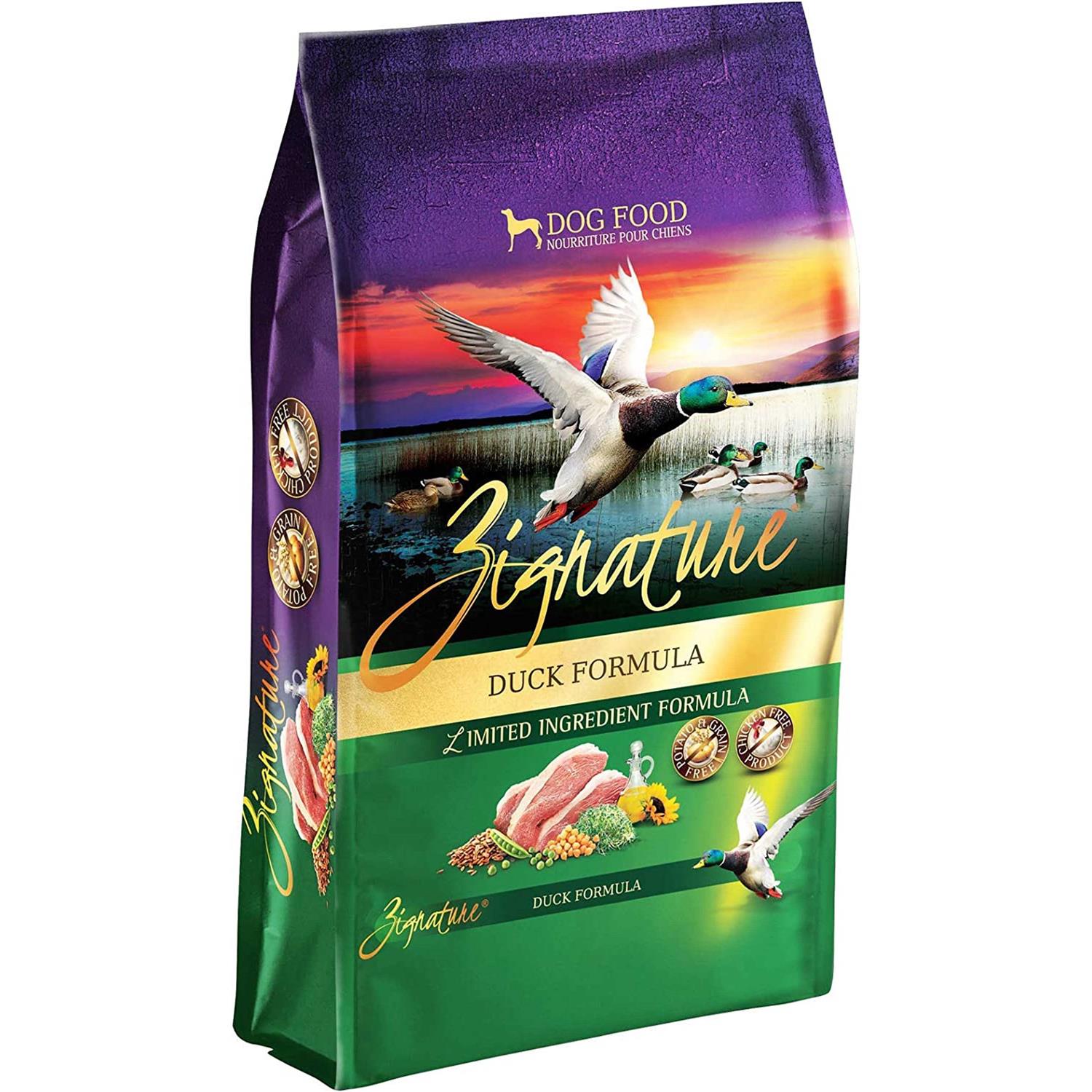 Zignature Duck Dry Dog Food Limited Ingredient Formula - Healthber