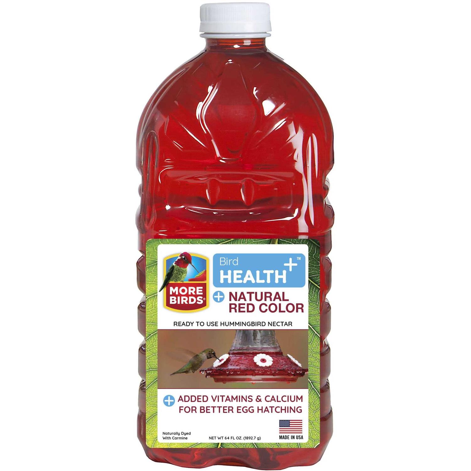 More Birds Health Plus Ready to Use Hummingbird Nectar Natural - Healthber