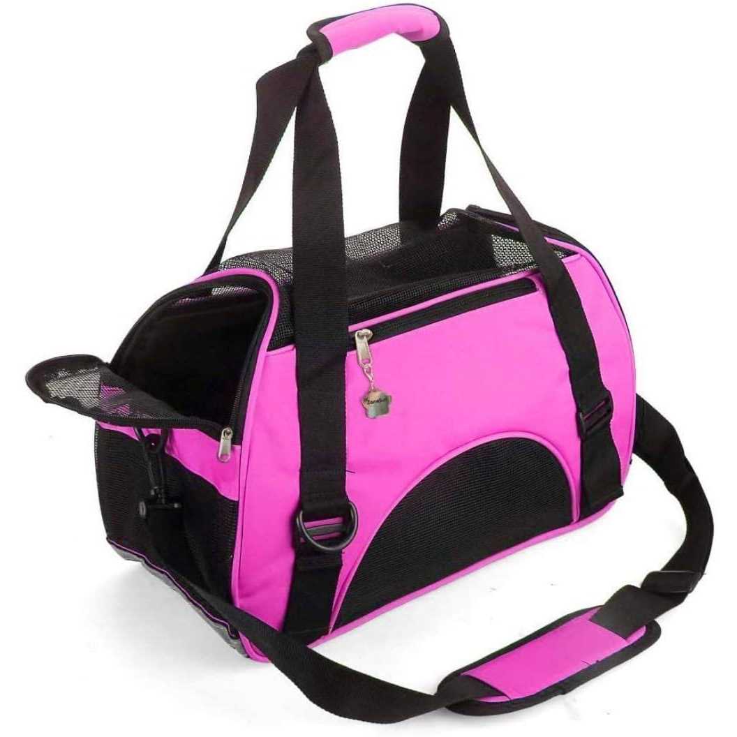 ZaneSun Cat Carrier,Soft-Sided Pet Travel Carrier for Cats,Dogs Puppy Comfort Portable Foldable Pet Bag Airline Approved - Healthber