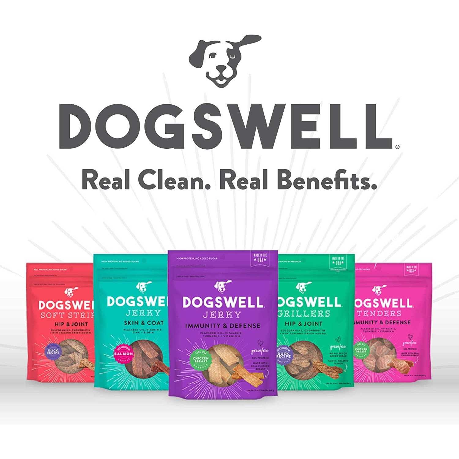 Dogswell Dental Jerky Chicken Dog Treats - Healthber