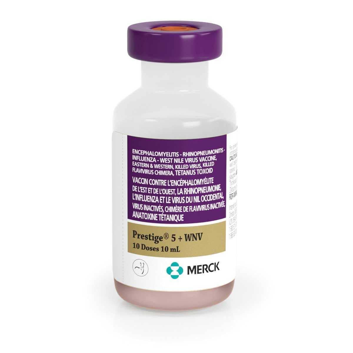 Merck Prestige 5 + WNV Vaccine - Healthber