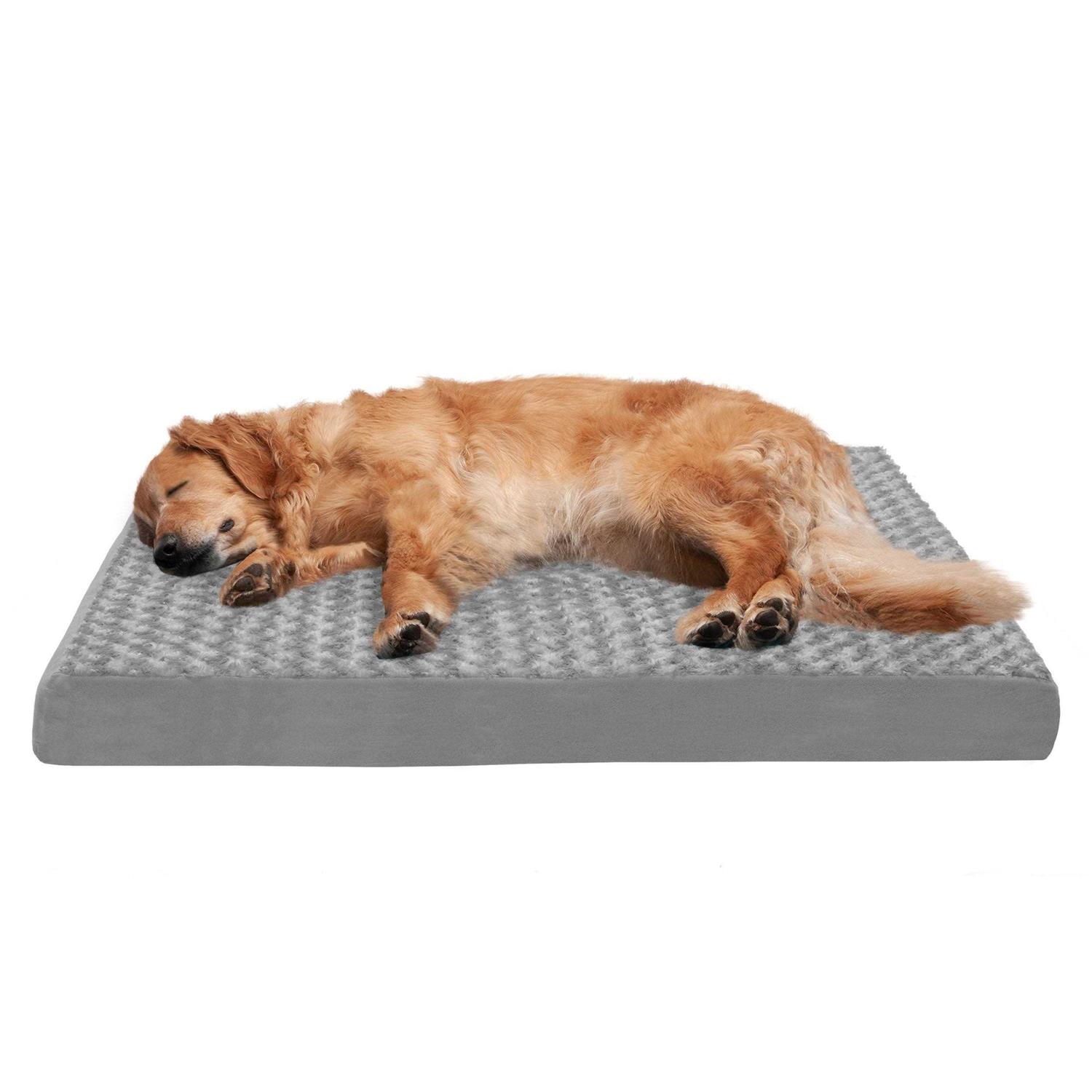 FurHaven Pet Ultra Plush Deluxe Orthopedic Bed - Healthber