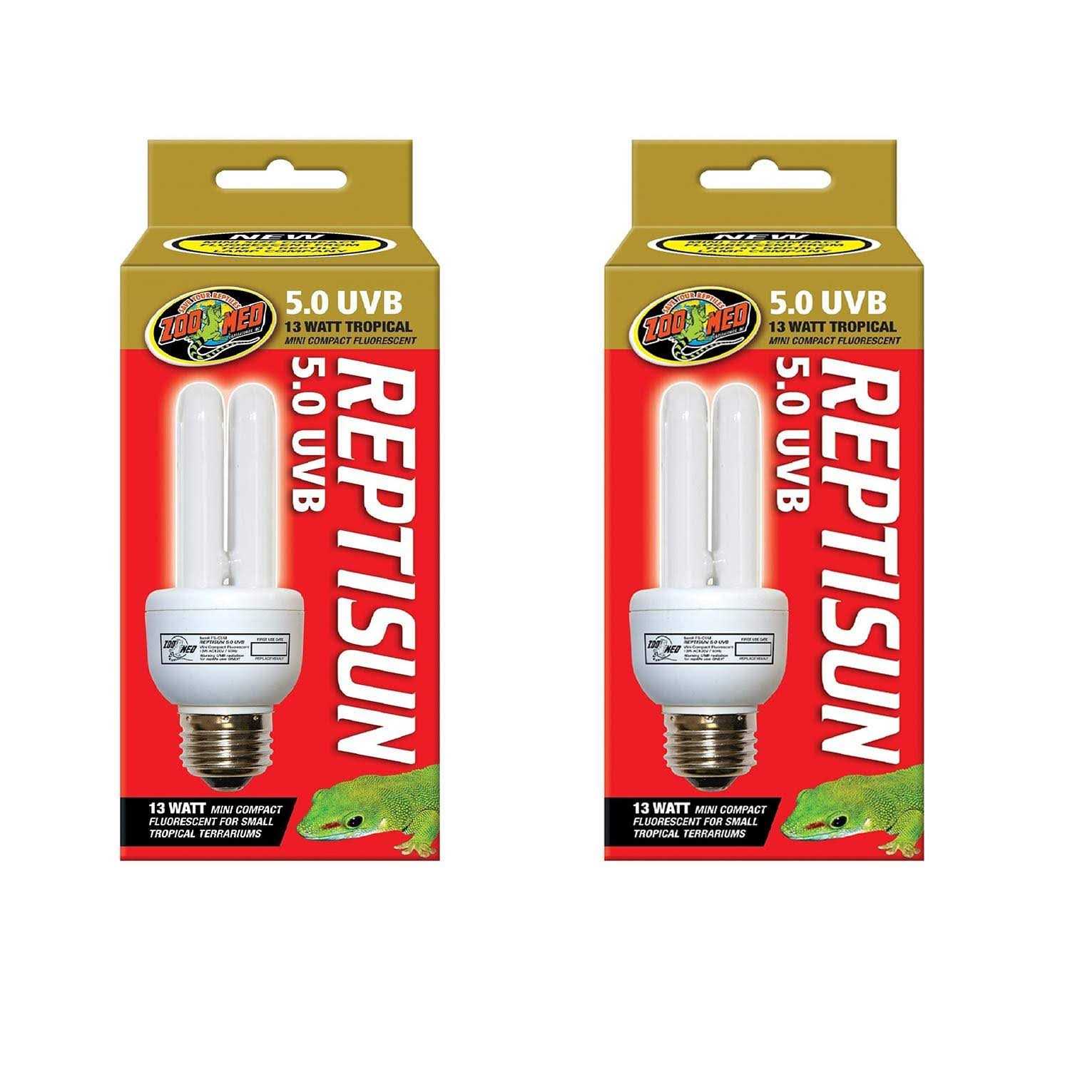 Zoo Med ReptiSun 5.0 UVB Mini Compact Fluorescent - Healthber