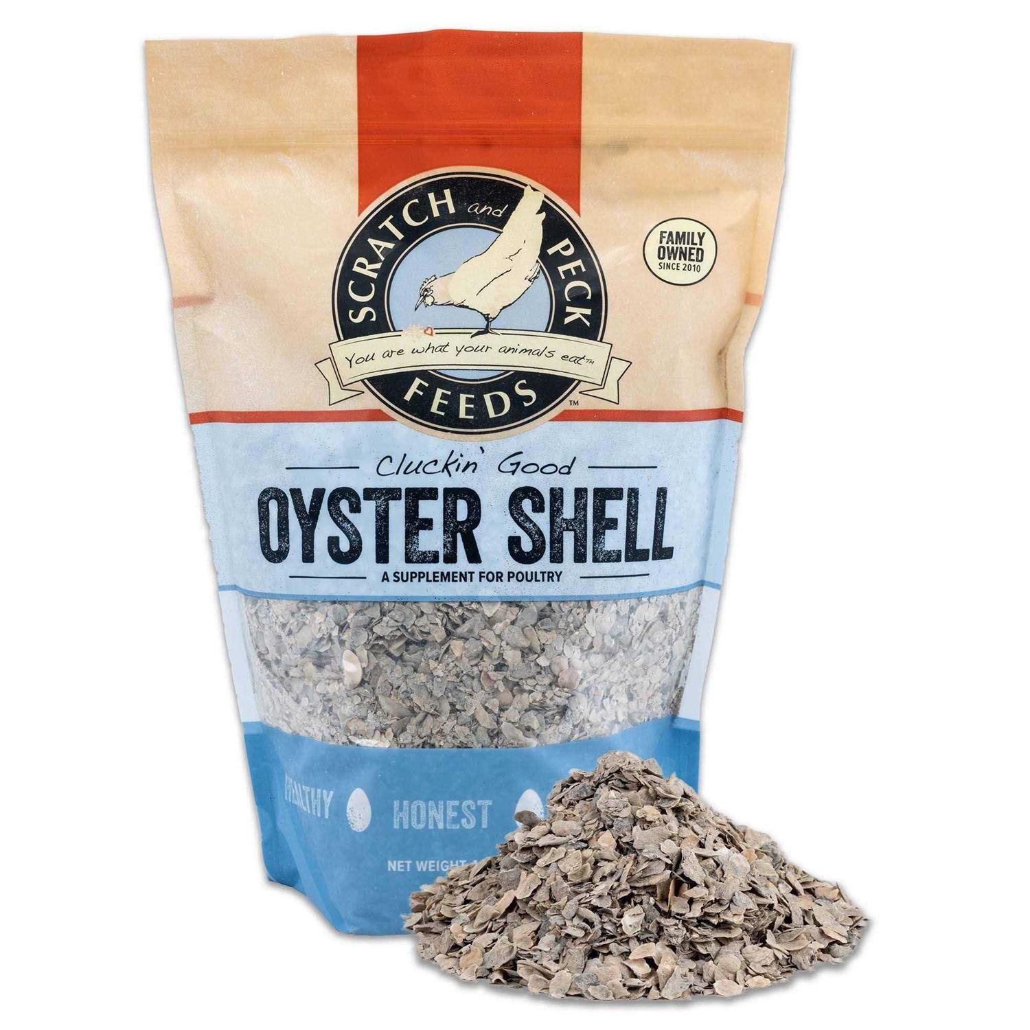 Scratch and Peck Feeds Cluckin’ Good Oyster Shell Supplement - Healthber