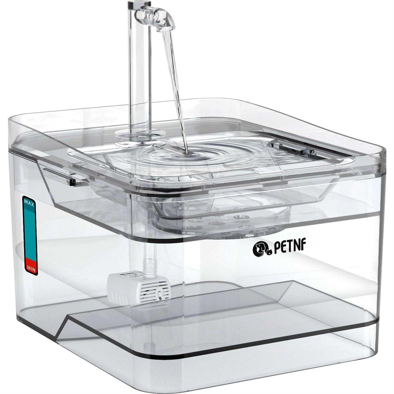 petnf Cat Water Fountain Pet Water Fountain 101oz/3L Dog Cat Water Dispenser - Healthber
