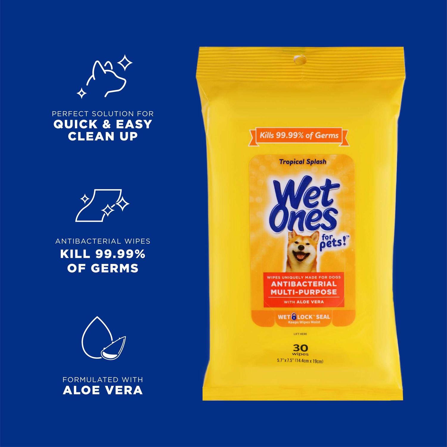 Wet Ones Puppy Wipes for Dogs - Healthber