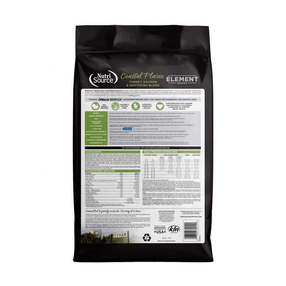 NutriSource Element Series Coastal Plains Recipe Dry Dog Food - Healthber