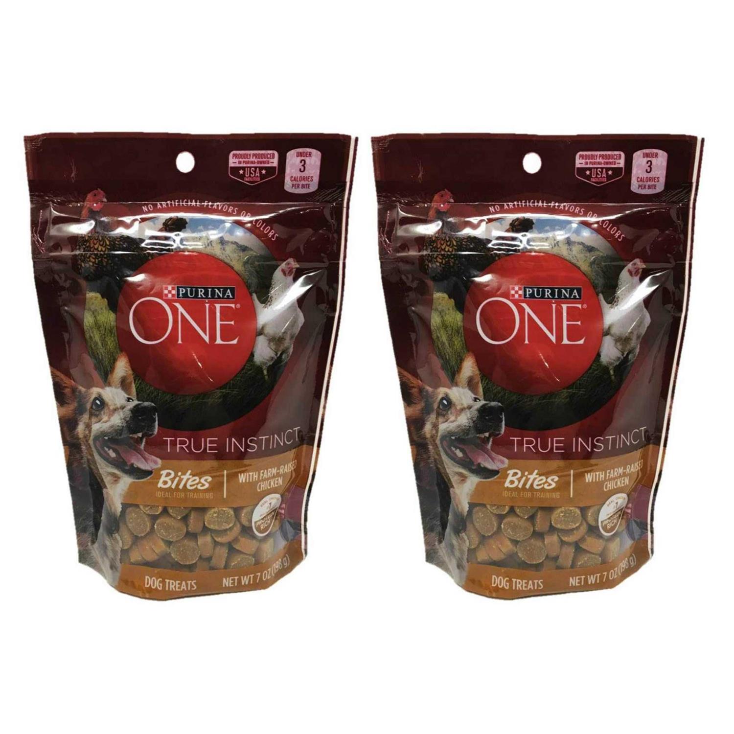 Purina ONE Dog Training Treats True Instinct Bites - Healthber