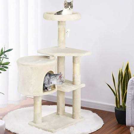 BestPet 36 Cat Tree Cat Tower Cat Condo Multi-Level - Healthber