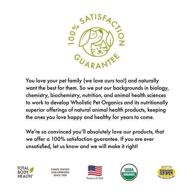 Wholistic Pet Organics Organic Feline Complete Pumpkin Enhanced Powder Daily Multivitamin for Cats - Healthber