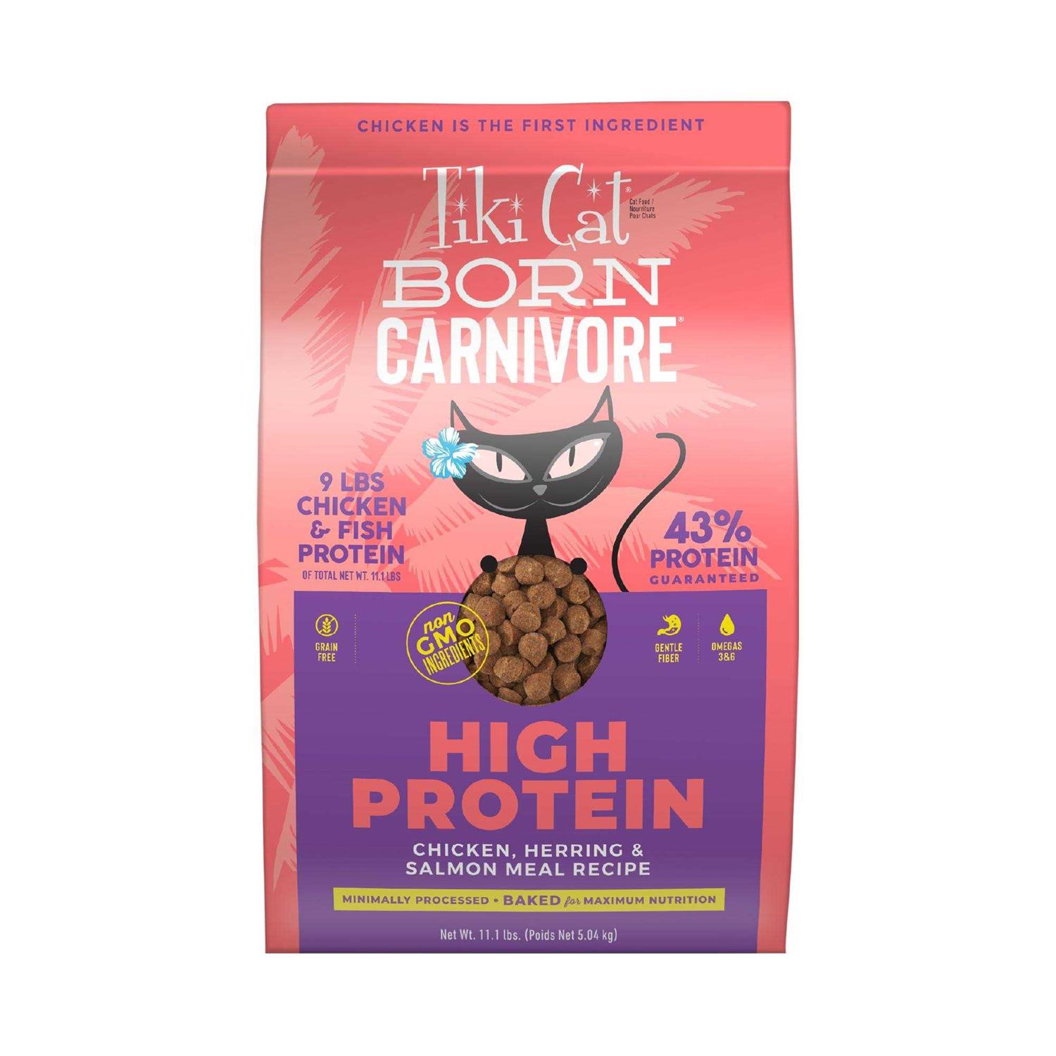Tiki Cat Born Carnivore Herring Dry Food - Healthber