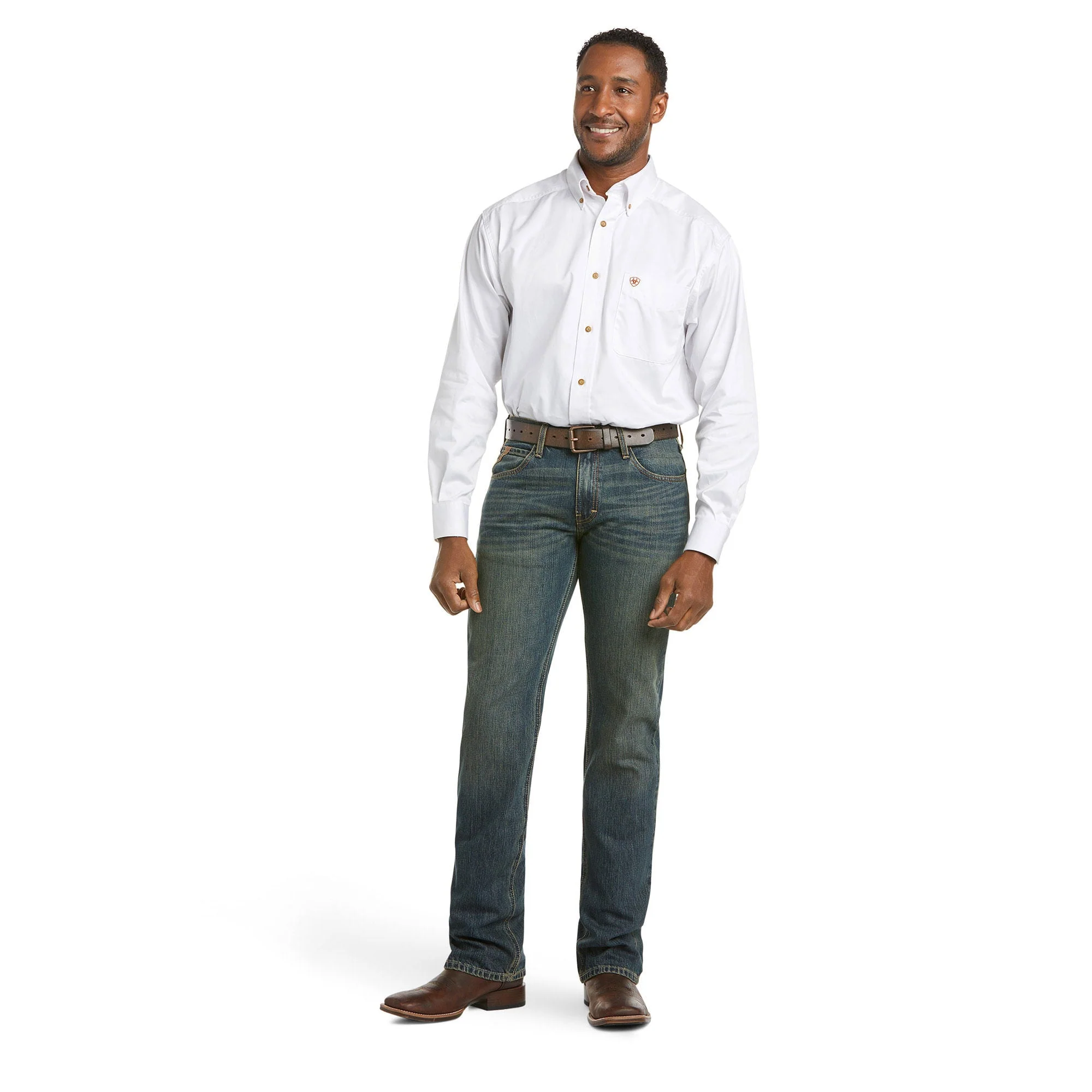 Ariat Men's M5 Slim Legacy Stackable Straight Leg Jean - Healthber