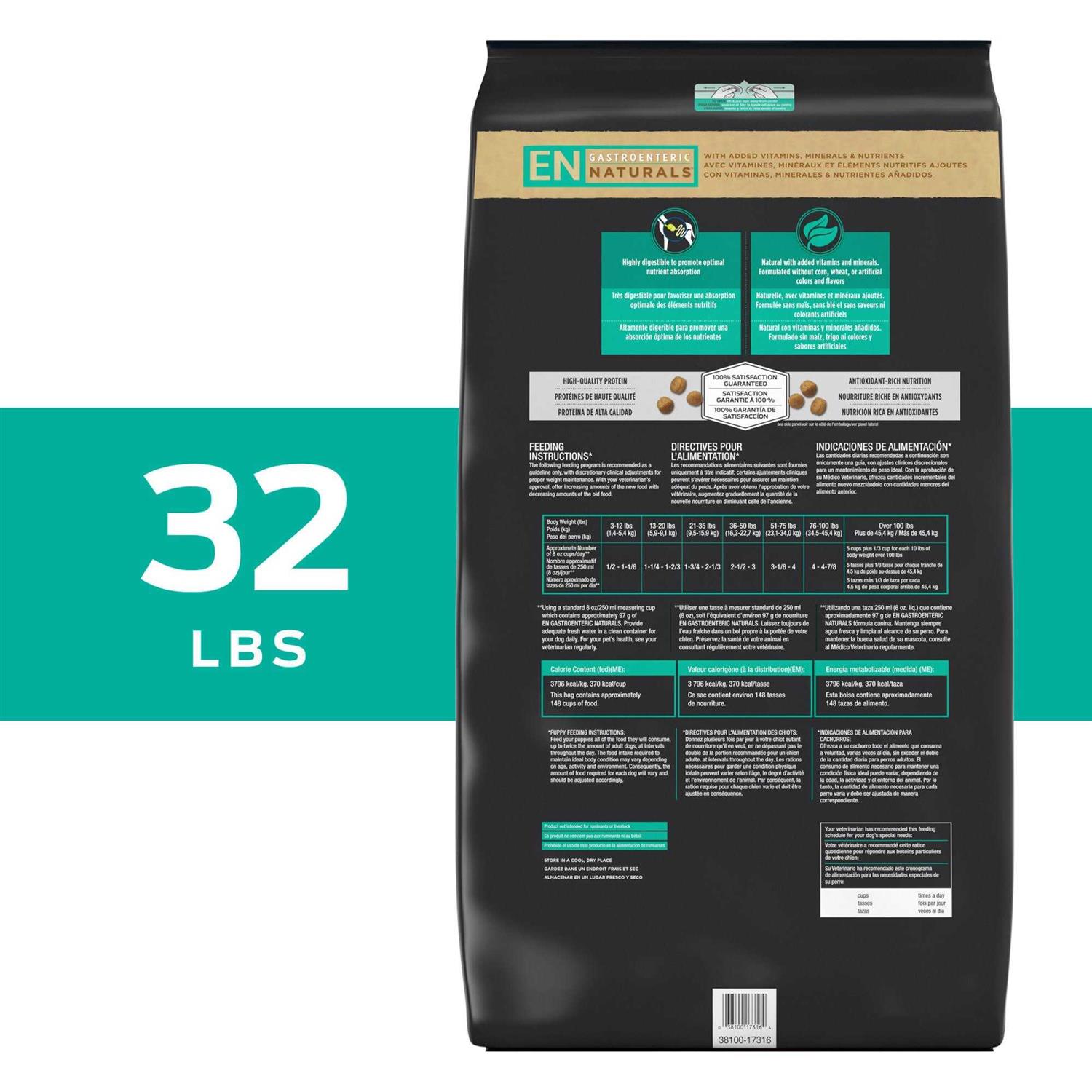 Purina Pro Plan Veterinary Diets EN Gastroenteric Naturals Dry Dog Food - Healthber