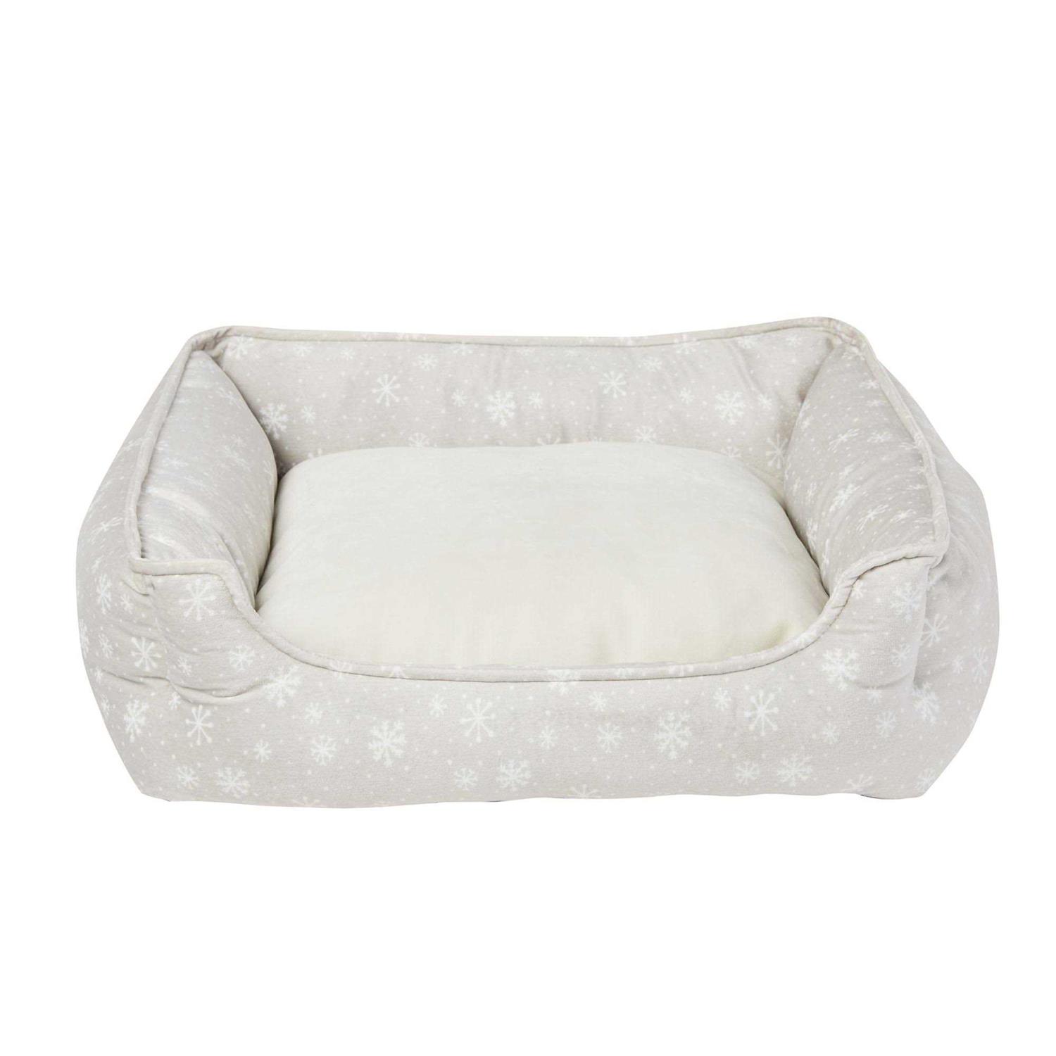 Value Beds Snowflake Cuddler Dog Bed - Healthber