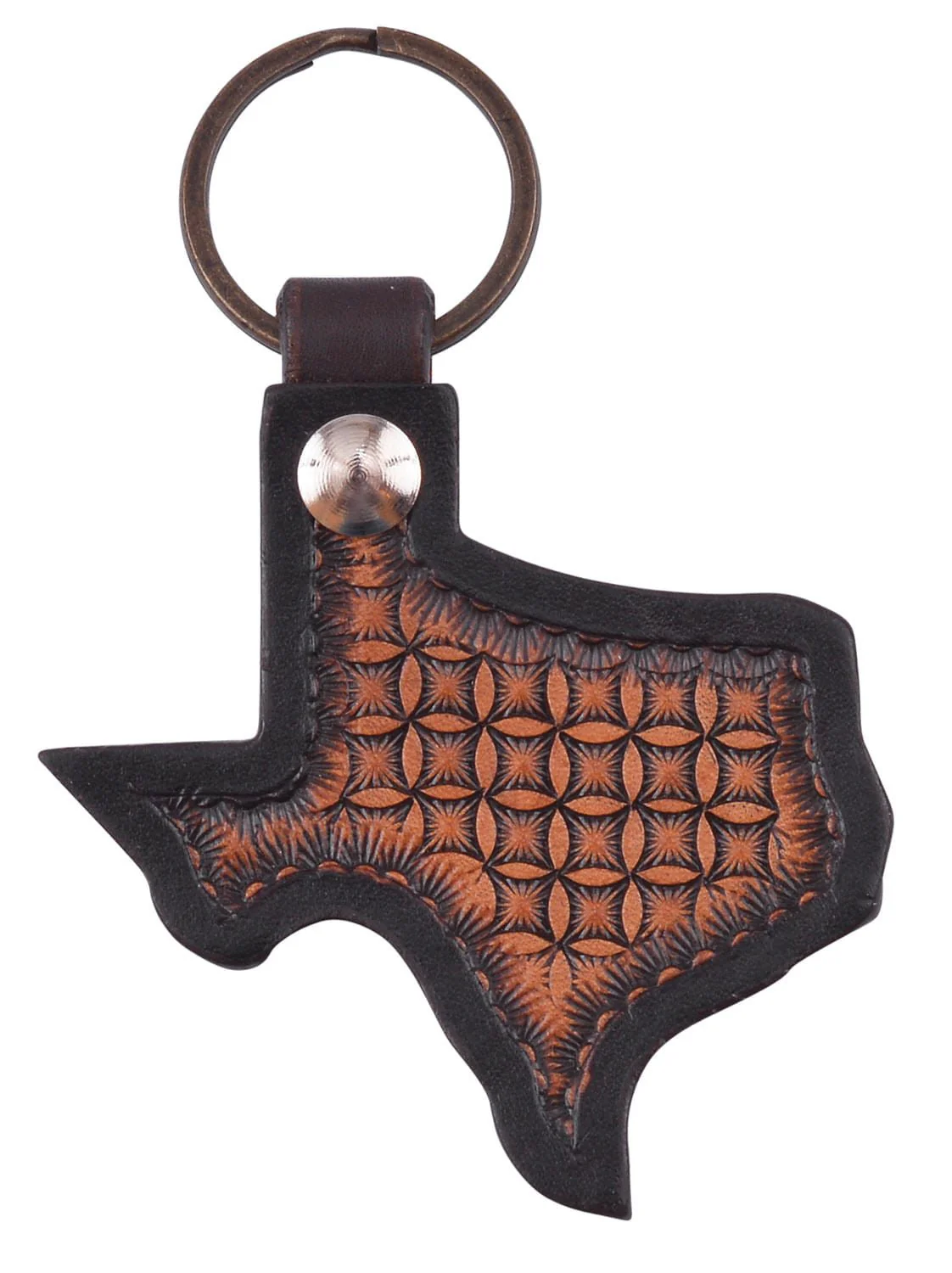 Circle Y Texas Key Chain, Tooled - Healthber