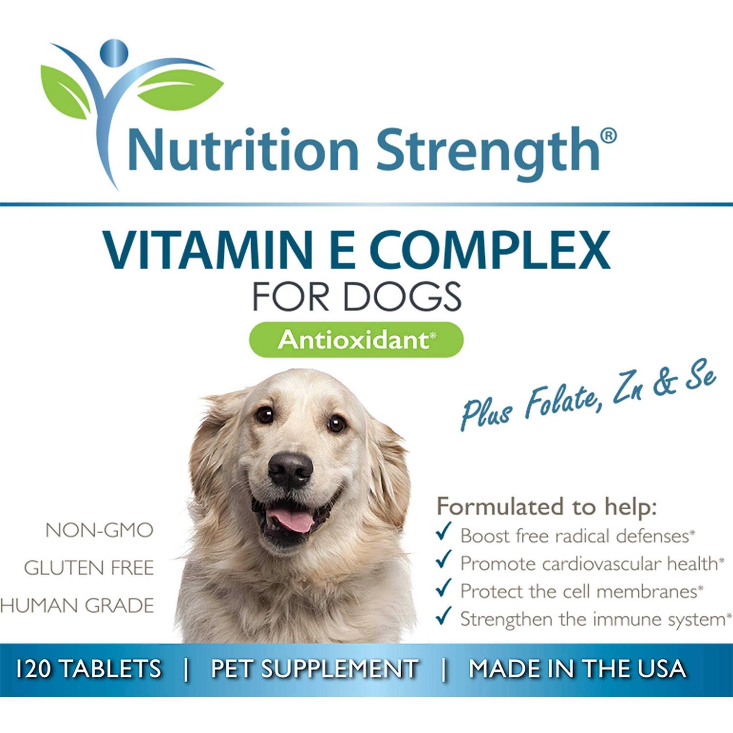 Nutrition Strength Vitamin E for Dogs Promote cardiovascular Health Support cell Membranes - Healthber