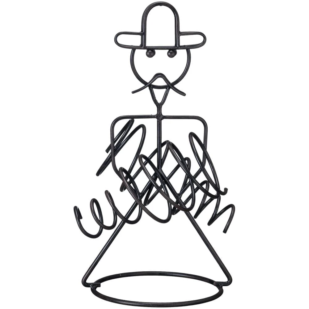 Wire Cowboy Wine Holder - Healthber